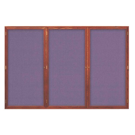 United Visual Products Open Faced Traditional Rounded Corkboard UV639ARC-WHITE-PUMICE